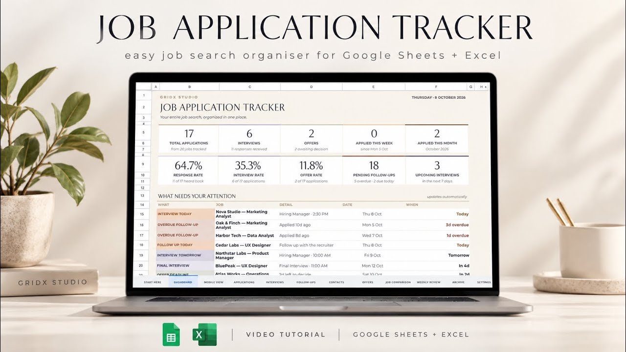 Job Application Tracker walkthrough